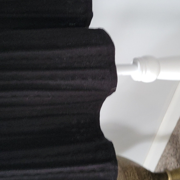 Daisy Fuentes black wide neck textured knit long sleeve tunic sweater - Picture 7 of 12